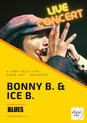 Concert samedi 6 août 2022 à 17H00 – BONNY B. & ICE B.