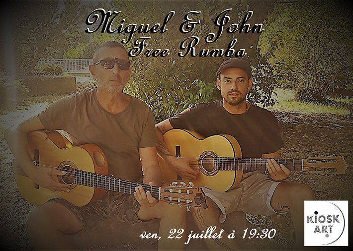 Concert vendredi 22 juillet 2022 à 19h30 – Miguel Awad & John