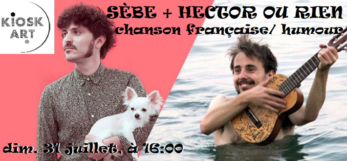 Concert dimanche 31 juillet 2022 à 16h00 – Sèbe&Hector