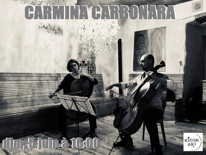 Concert dimanche 5 juin 2022 à 16h00 – CARMINA CARBONARA