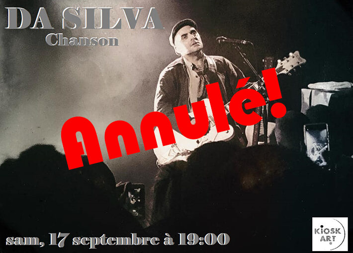 Annulé ! Concert samedi 17 septembre 2022 à 19h00 – DA SILVA